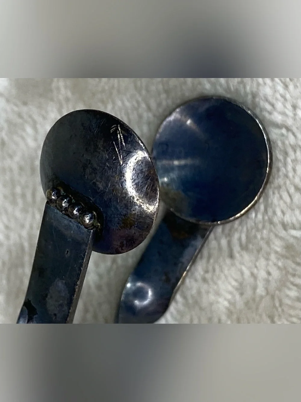 Antique Sterling Silver Sugar Tongs Twist Twisted Handle
